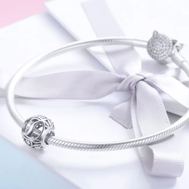 (image for) Pandora Style Letter-I Charm - SCC738-I - View 4