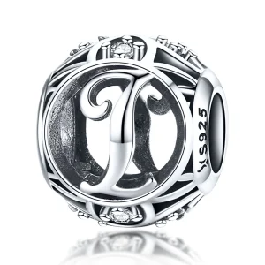 Pandora Style Letter-I Charm - SCC738-I (image for) Pandora Style Letter-I Charm - SCC738-I