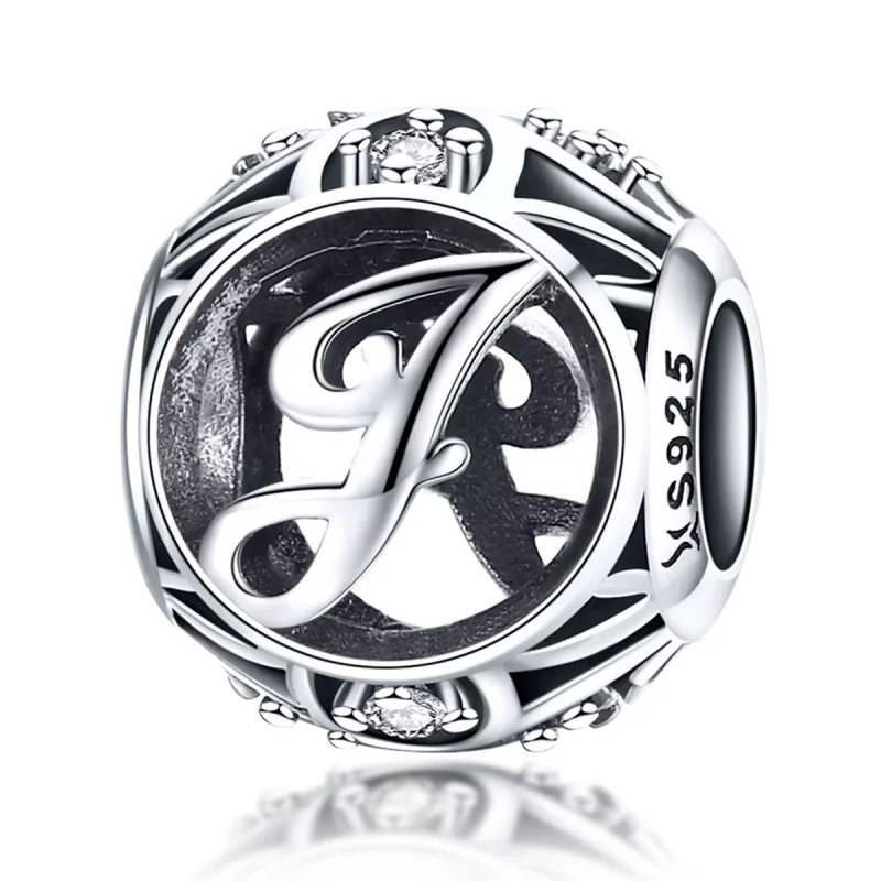 (image for) Pandora Style Letter-J Charm - SCC738-J - Product Image