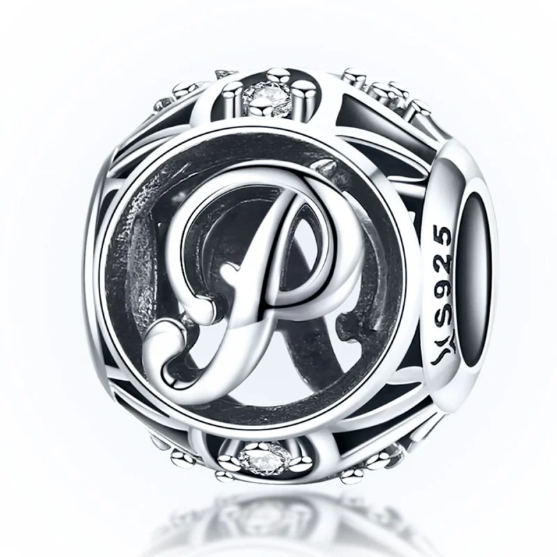 (image for) Pandora Style Letter-P Charm - SCC738-P - Product Image