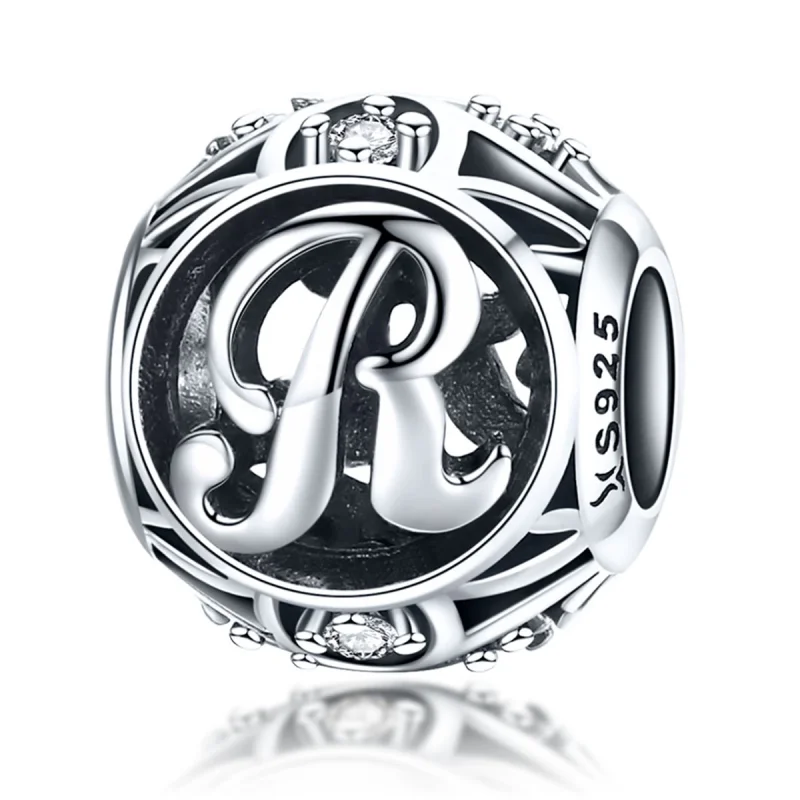 (image for) Pandora Style Letter-R Charm - SCC738-R - Product Image