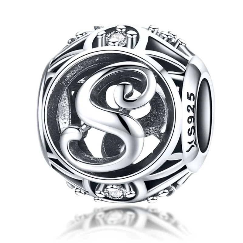 (image for) Pandora Style Letter-S Charm - SCC738-S - Product Image