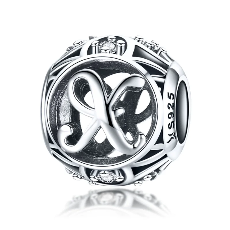 (image for) Pandora Style Letter-X Charm - SCC738-X - Product Image