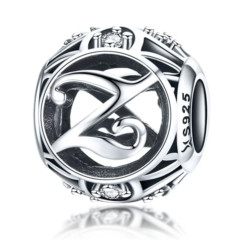 (image for) Pandora Style Letter-Z Charm - SCC738-Z - Product Image