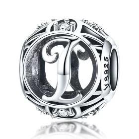 Pandora Style Letter-I Charm - SCC738-I Pandora Style Letter-I Charm - SCC738-I