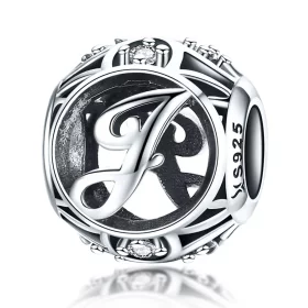 Pandora Style Letter-J Charm - SCC738-J Pandora Style Letter-J Charm - SCC738-J