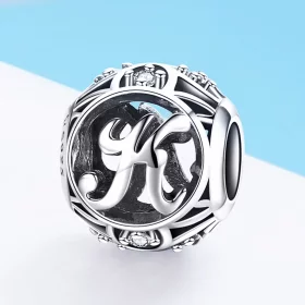 Pandora Style Letter-K Charm - SCC738-K Pandora Style Letter-K Charm - SCC738-K