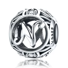 Pandora Style Letter-N Charm - SCC738-N Pandora Style Letter-N Charm - SCC738-N