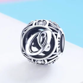 Pandora Style Letter-O Charm - SCC738-O Pandora Style Letter-O Charm - SCC738-O