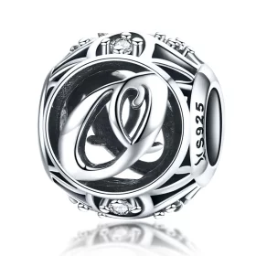Pandora Style Letter-O Charm - SCC738-O Pandora Style Letter-O Charm - SCC738-O