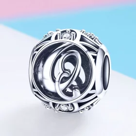 Pandora Style Letter-Q Charm - SCC738-Q Pandora Style Letter-Q Charm - SCC738-Q