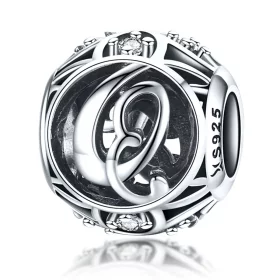 Pandora Style Letter-Q Charm - SCC738-Q Pandora Style Letter-Q Charm - SCC738-Q