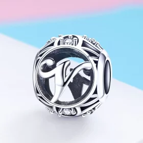 Pandora Style Letter-V Charm - SCC738-V Pandora Style Letter-V Charm - SCC738-V