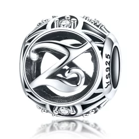 Pandora Style Letter-Z Charm - SCC738-Z Pandora Style Letter-Z Charm - SCC738-Z