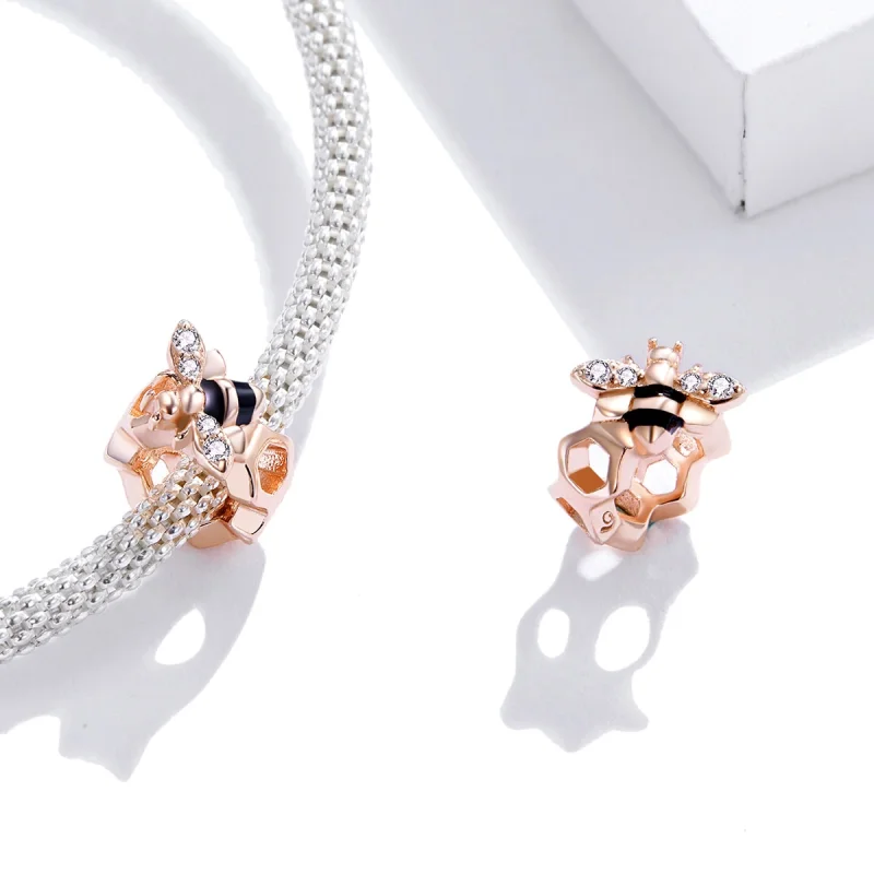 (image for) Pandora Style Little Bee Charm - BSC371 - View 4