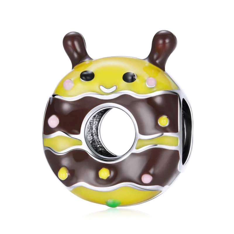 (image for) Pandora Style Little Bee Donuts Charm - SCC1878 - Product Image