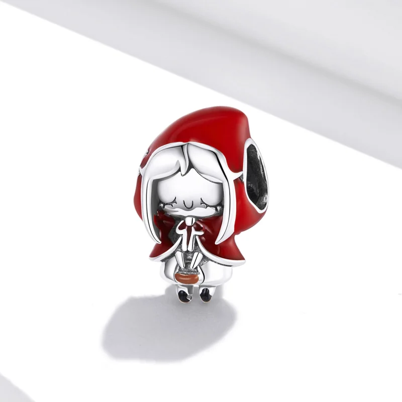 (image for) Pandora Style Little Red Riding Hood Charm - SCC1890 - View 2