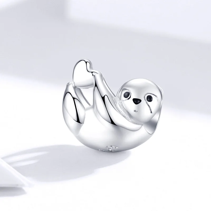 (image for) Pandora Style Little Sloth Charm - BSC109 - View 2