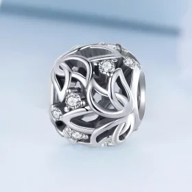 Pandora Style Lotus Charm - BSC675 Pandora Style Lotus Charm - BSC675