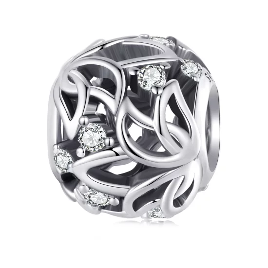 Pandora Style Lotus Charm - BSC675
