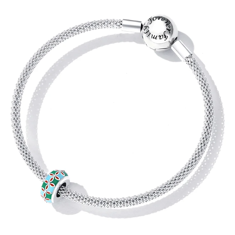 (image for) Pandora Style Lotus Spacer Charm - SCC2258 - View 5