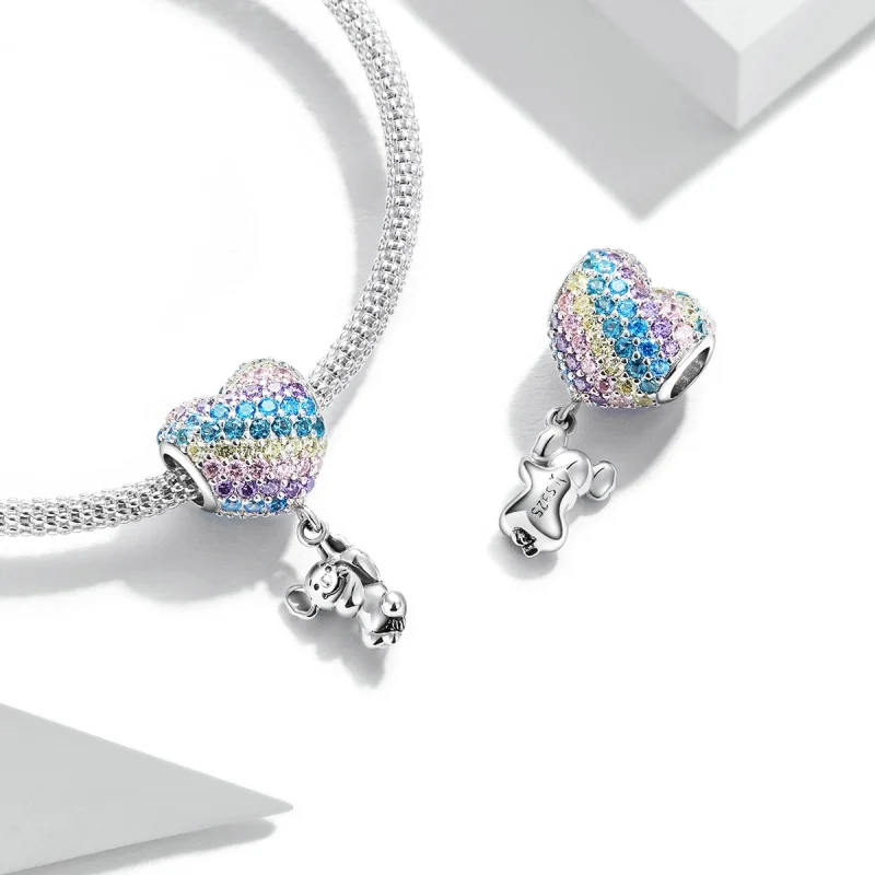 (image for) Pandora Style Love Balloon Koala Charm - SCC2116 - View 4