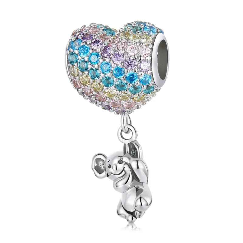 (image for) Pandora Style Love Balloon Koala Charm - SCC2116 - Product Image