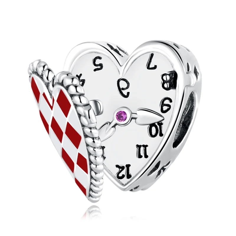 (image for) Pandora Style Love Clock Charm - SCC2245 - Product Image