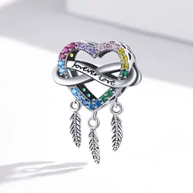 Pandora Style Love Dream Catcher Charm - BSC506 Pandora Style Love Dream Catcher Charm - BSC506