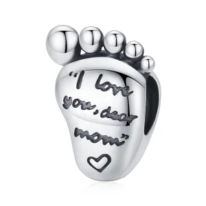 (image for) Pandora Style Love Feet Charm - SCC1901