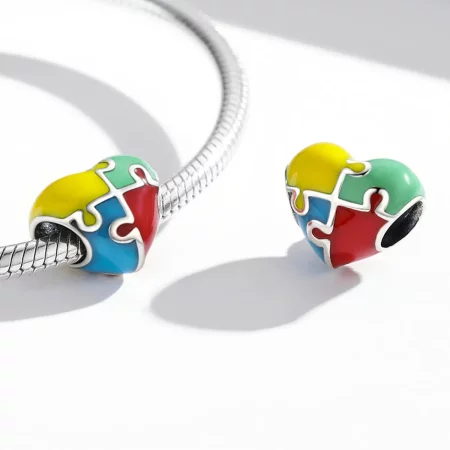 Pandora Style Love Puzzle Charm - BSC547