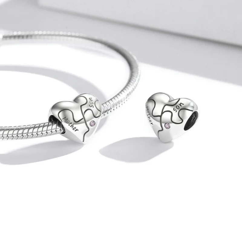 (image for) Pandora Style Love Puzzle Charm - SCC1976 - View 4