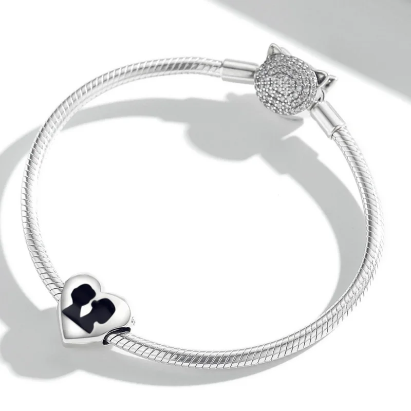(image for) Pandora Style Love Silhouette Charm - BSC549 - View 3