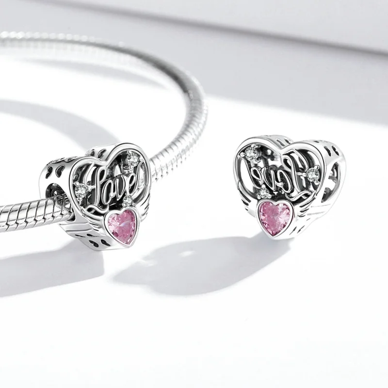 (image for) Pandora Style Love Wings Charm - BSC528 - View 4