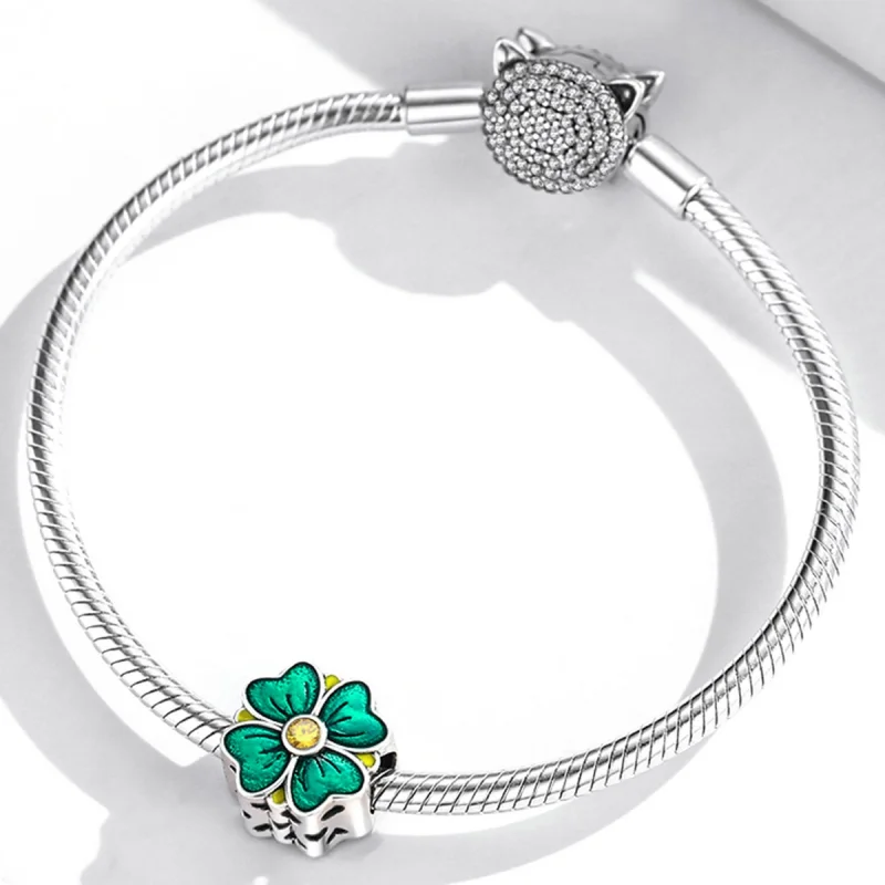 (image for) Pandora Style Lucky Clover Charm - SCC2018 - View 3