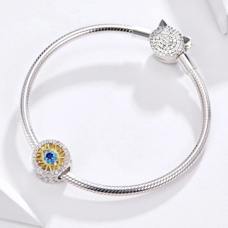 (image for) Pandora Style Lucky Eye Charm - BSC080 - View 3