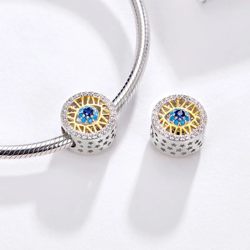 (image for) Pandora Style Lucky Eye Charm - BSC080 - View 4