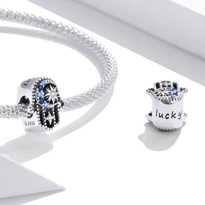 (image for) Pandora Style Lucky Hand Charm - BSC440 - View 4