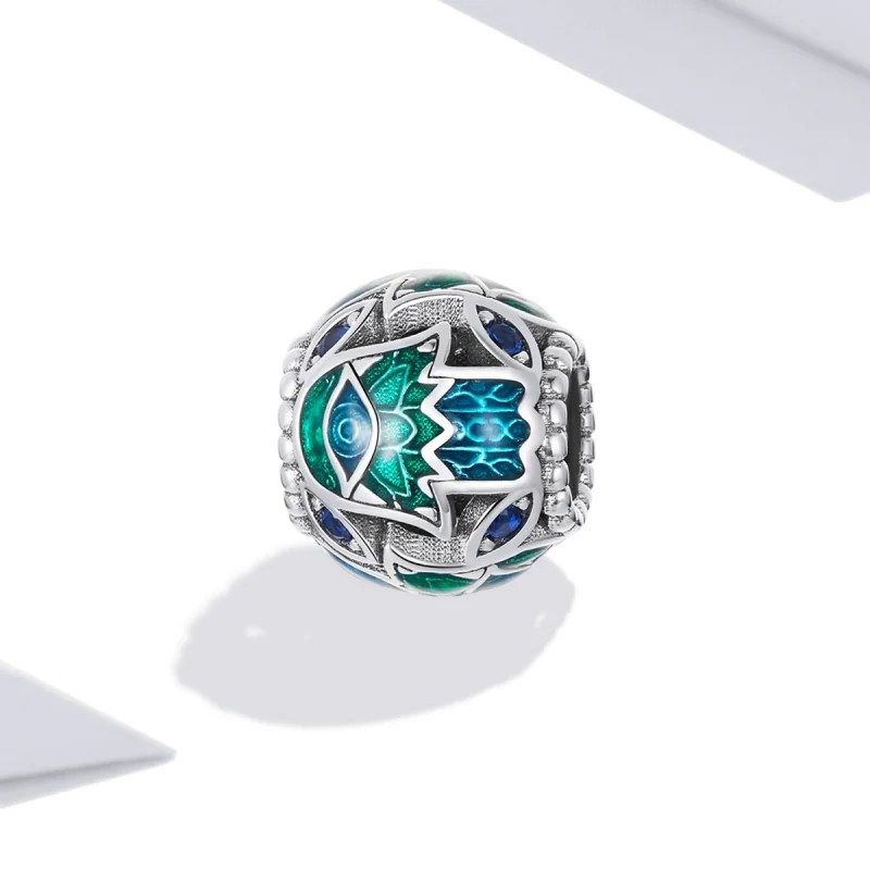 (image for) Pandora Style Lucky Hand Charm - BSC565 - View 2