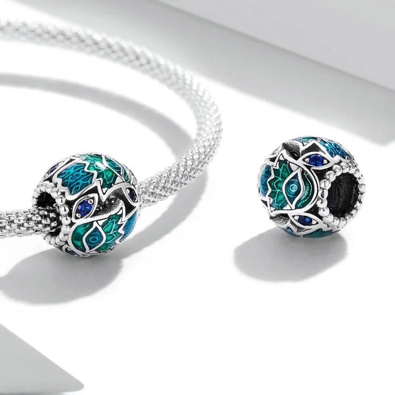 (image for) Pandora Style Lucky Hand Charm - BSC565 - View 4