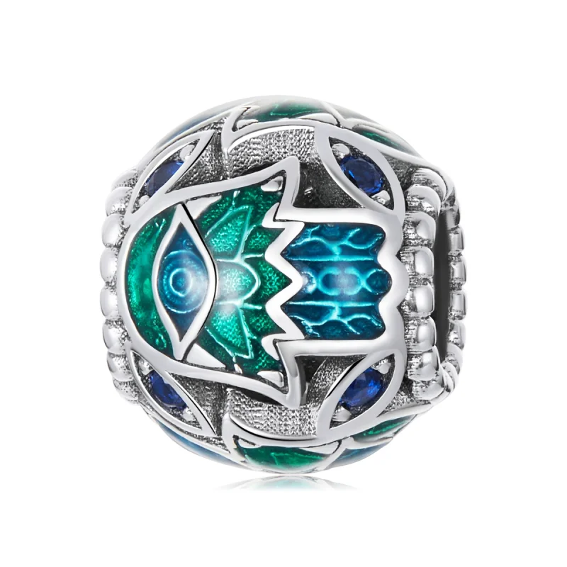 (image for) Pandora Style Lucky Hand Charm - BSC565 - Product Image