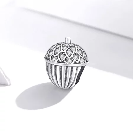 Pandora Style Lucky Pine Cone Charm - BSC337