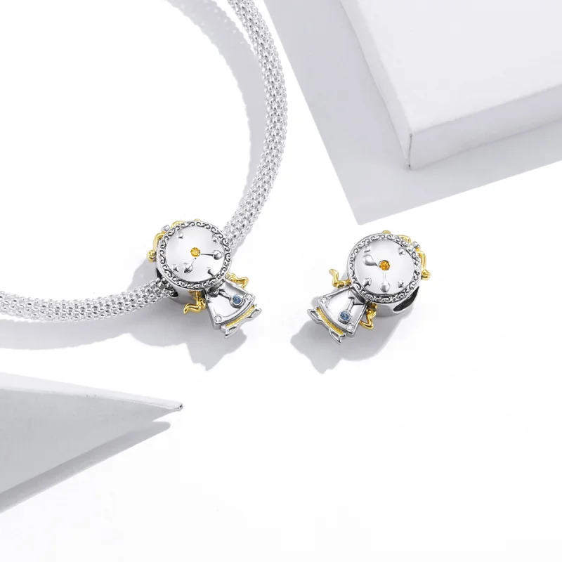 (image for) Pandora Style Magic Clock Charm - BSC320 - View 4