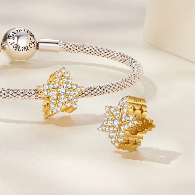 (image for) Pandora Style Maple Leaf Charm - BSC673 - View 4