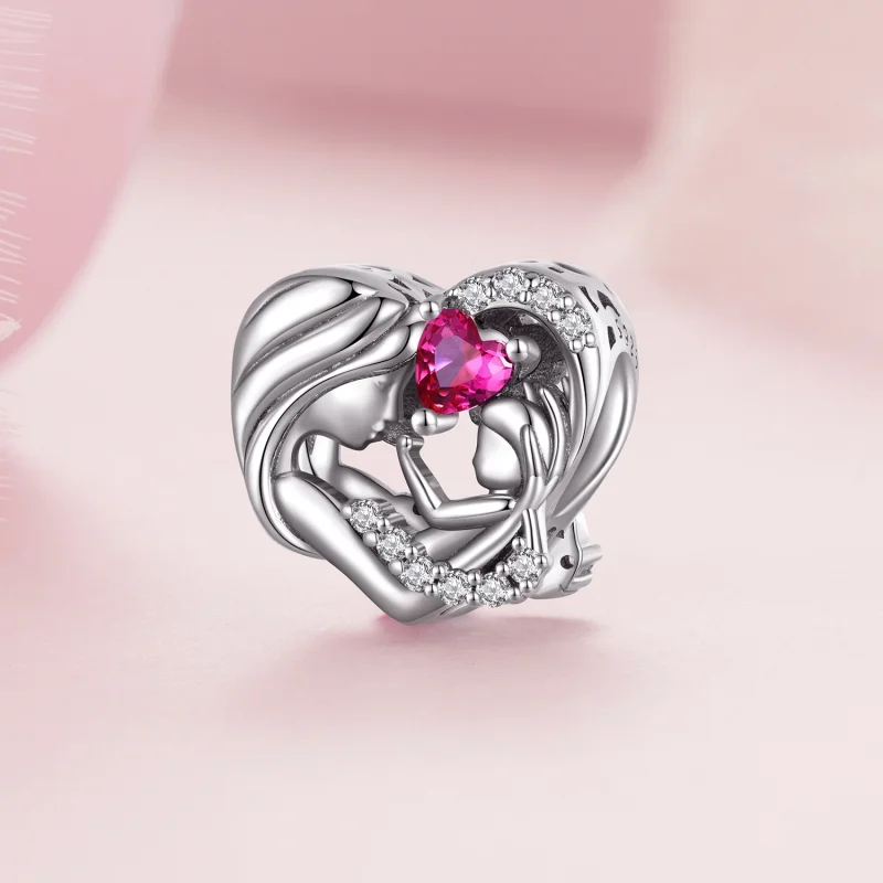(image for) Pandora Style Mother and Child Charm - BSC685 - View 2