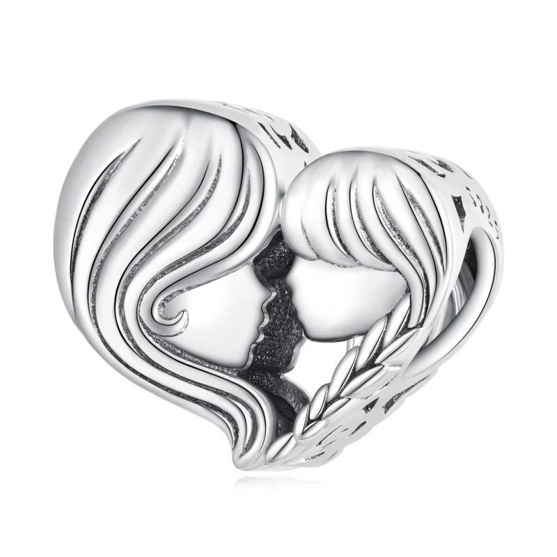 (image for) Pandora Style Mother and Daughter Charm - BSC687 - Product Image