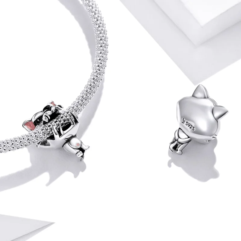 (image for) Pandora Style Mr Wolf Charm - SCC1891 - View 4