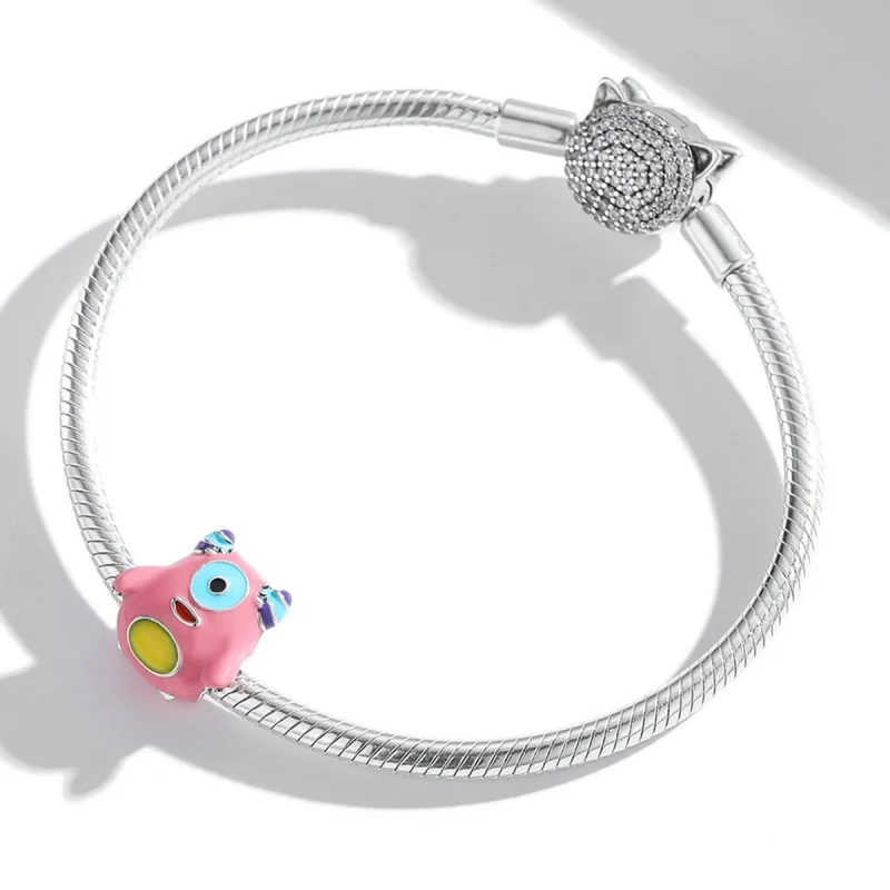 (image for) Pandora Style One-Eyed Monster Charm - SCC2057 - View 3