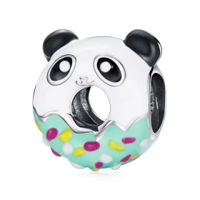 Pandora Style Panda Donuts Charm - SCC1875 Pandora Style Panda Donuts Charm - SCC1875