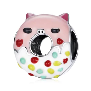 (image for) Pandora Style Piggy Donuts Charm - SCC1879